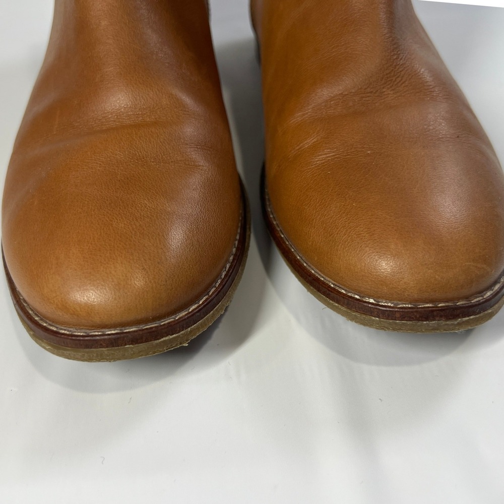 SPERRY Ankle Strap Boots Women's 10 Brown Leather Casual Moto Coastal Prep‎ - Picture 8 of 9